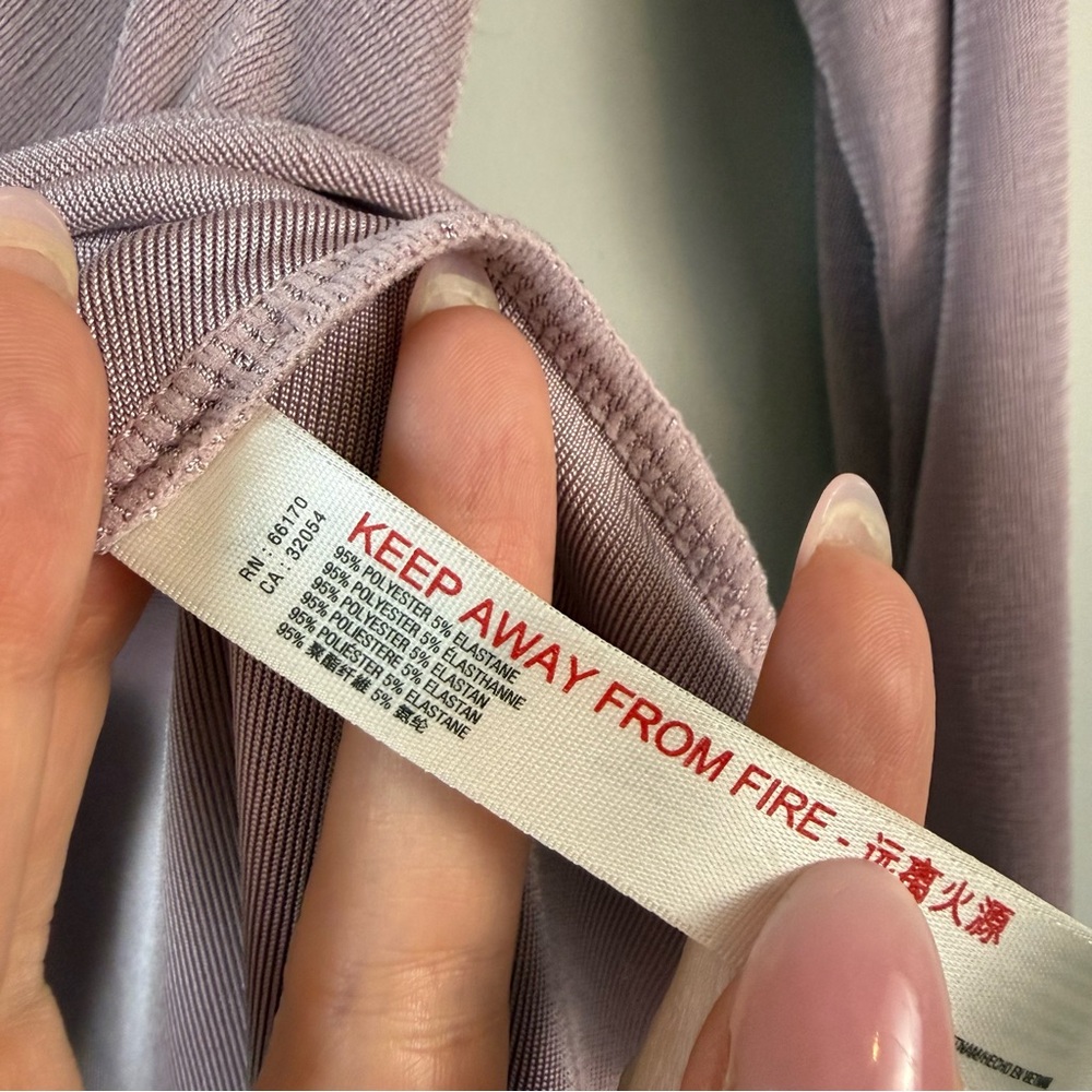 Free‎ People Intimately Bell Sleeve Babydoll Peplum Top Mauve XS - Picture 3 of 6